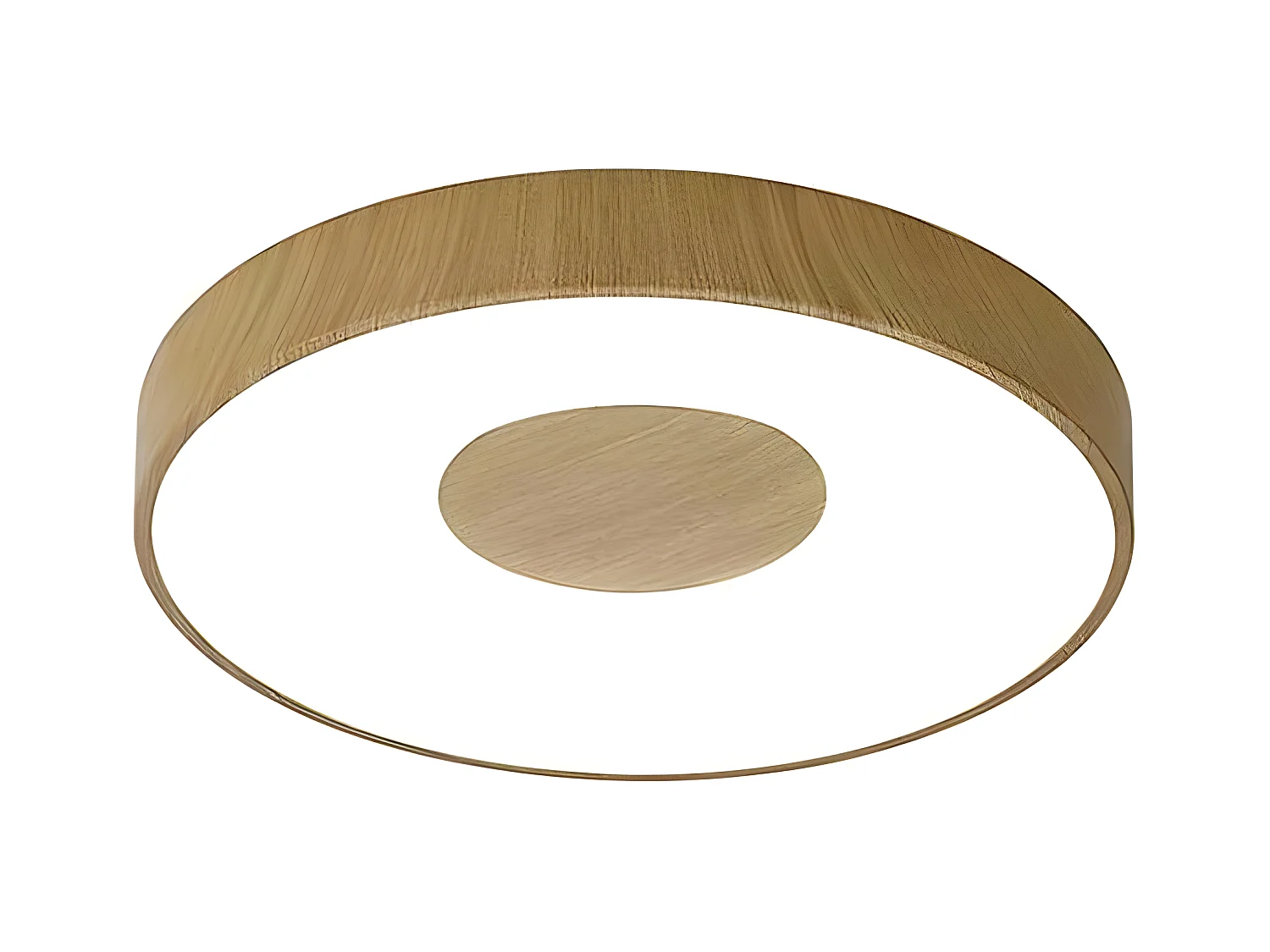 Plafondd LED 100w avec télécommande COIN couleur bois MANTRA