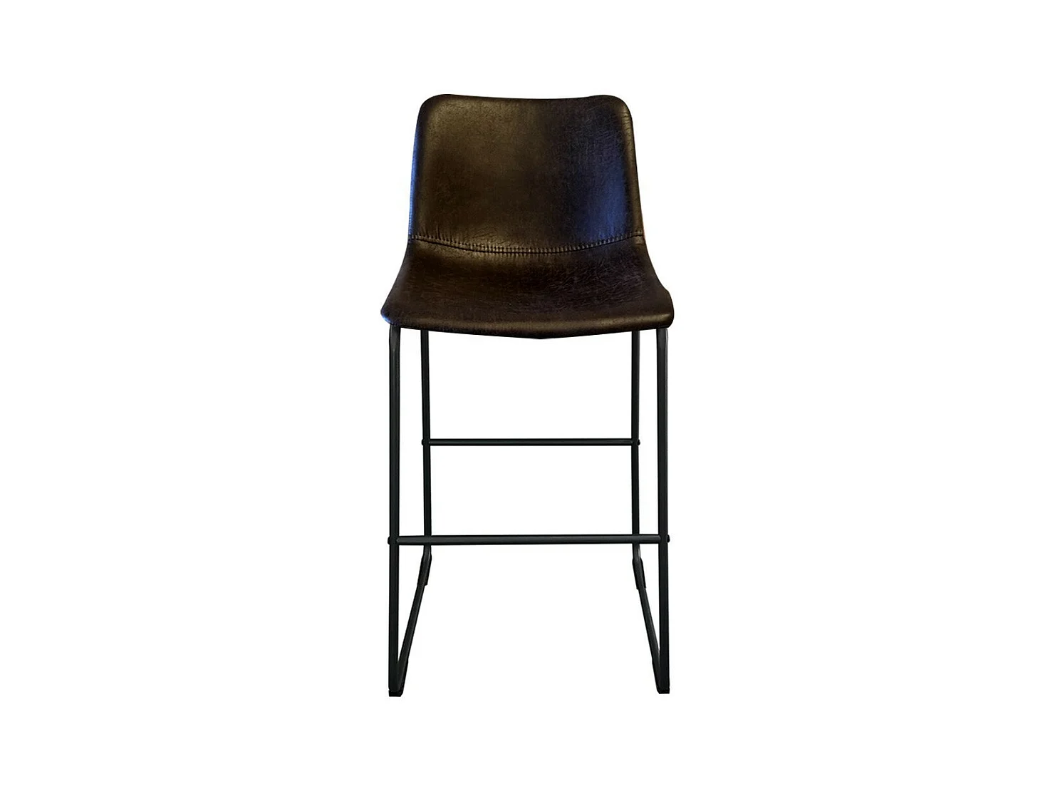 Barstoel RONDA in cognackleur