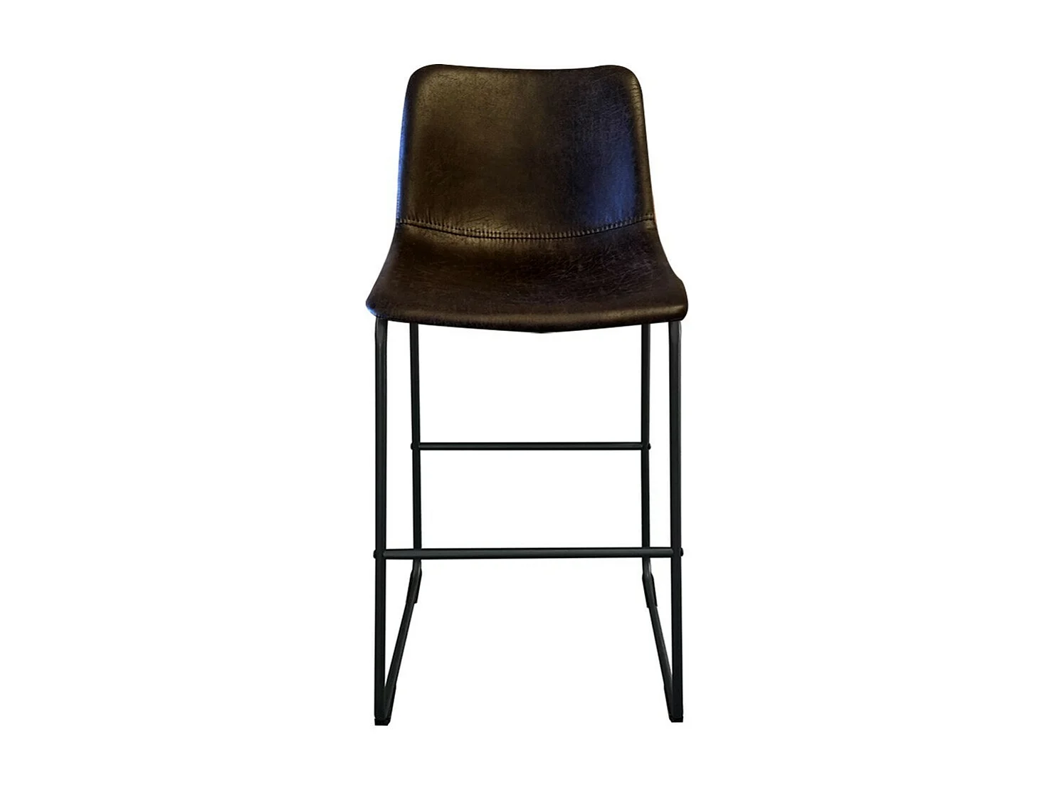 Barstoel RONDA in cognackleur