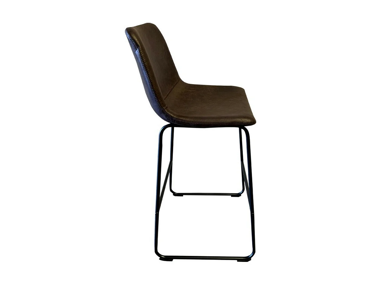 Barstoel RONDA in cognackleur