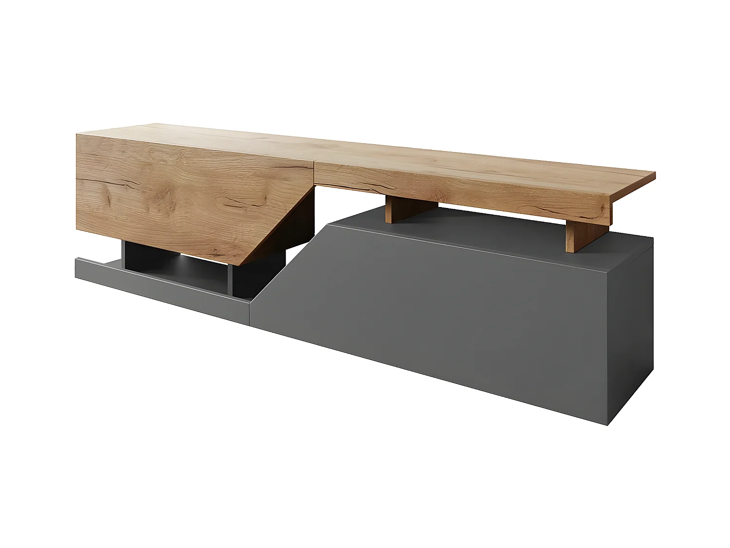 Mesa para TV Utica 102, O número de portas: 2, 160x47x35cm