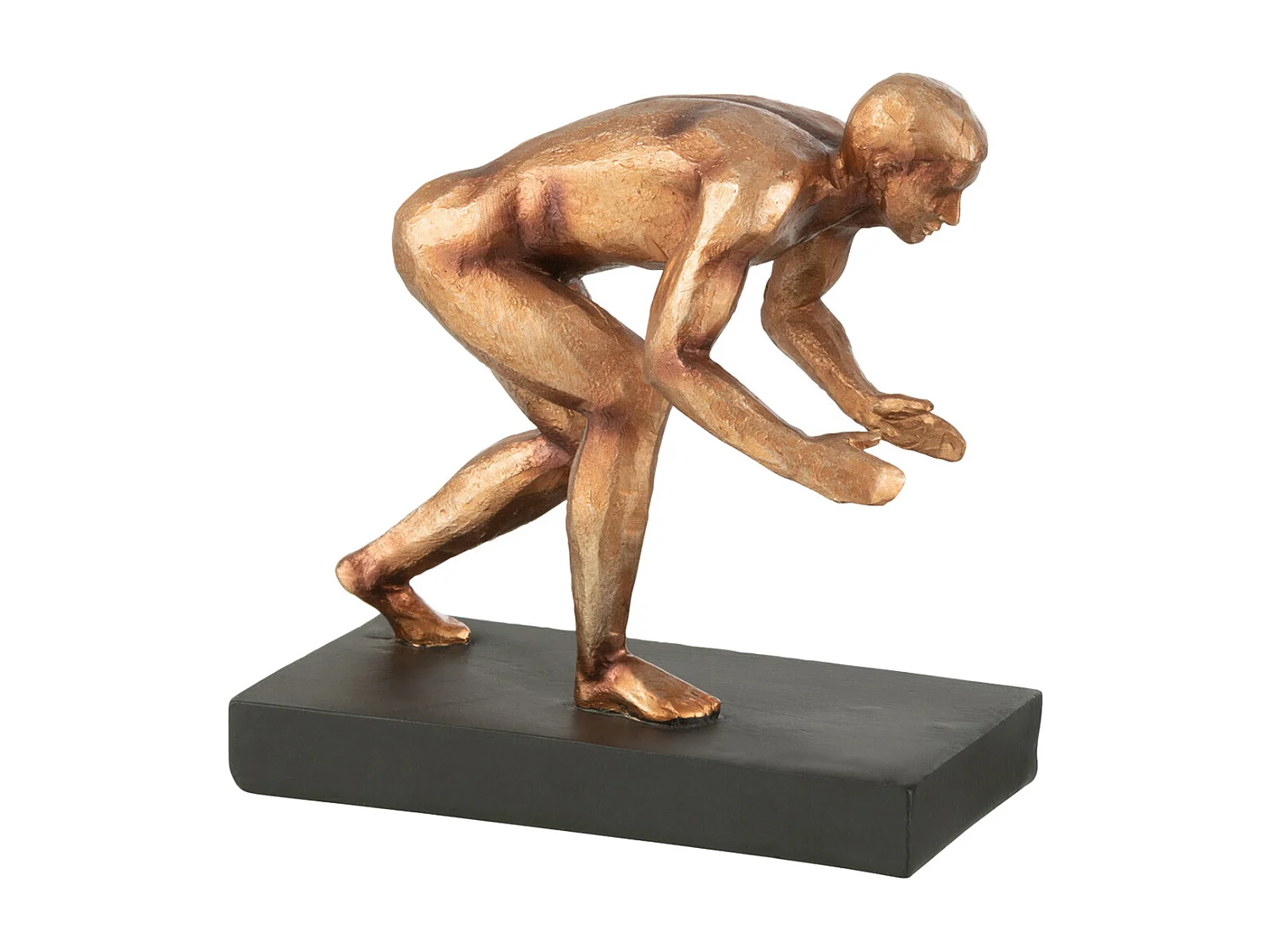 Lot de 2 Serre-Livres "Gymnaste" 15cm Bronze