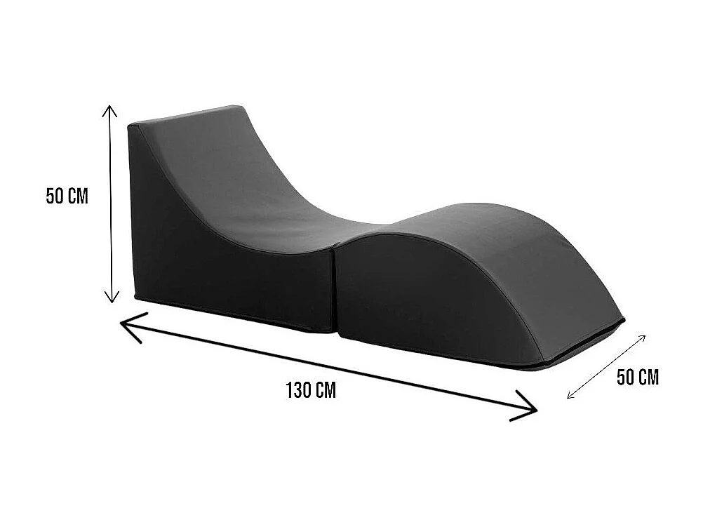 Letto Pieghevole Arbil, Imbottito Made in Italy, 50x130 cm Nero, Brandina