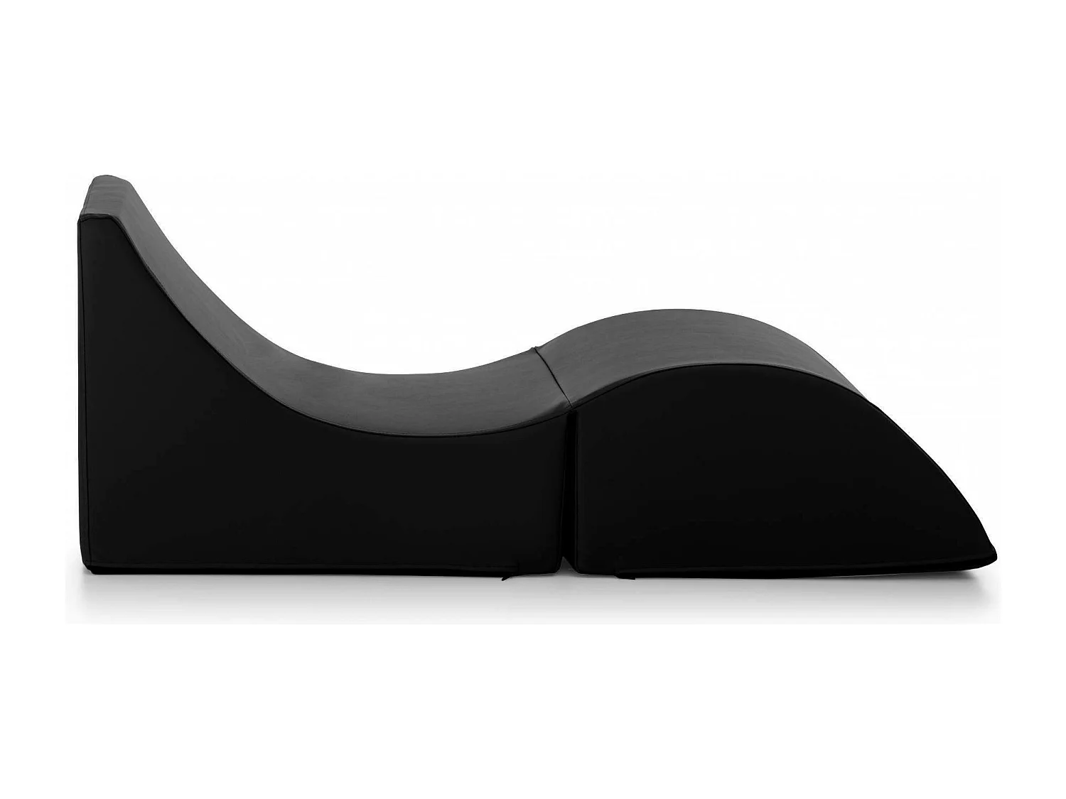 Letto Pieghevole Arbil, Imbottito Made in Italy, 50x130 cm Nero, Brandina