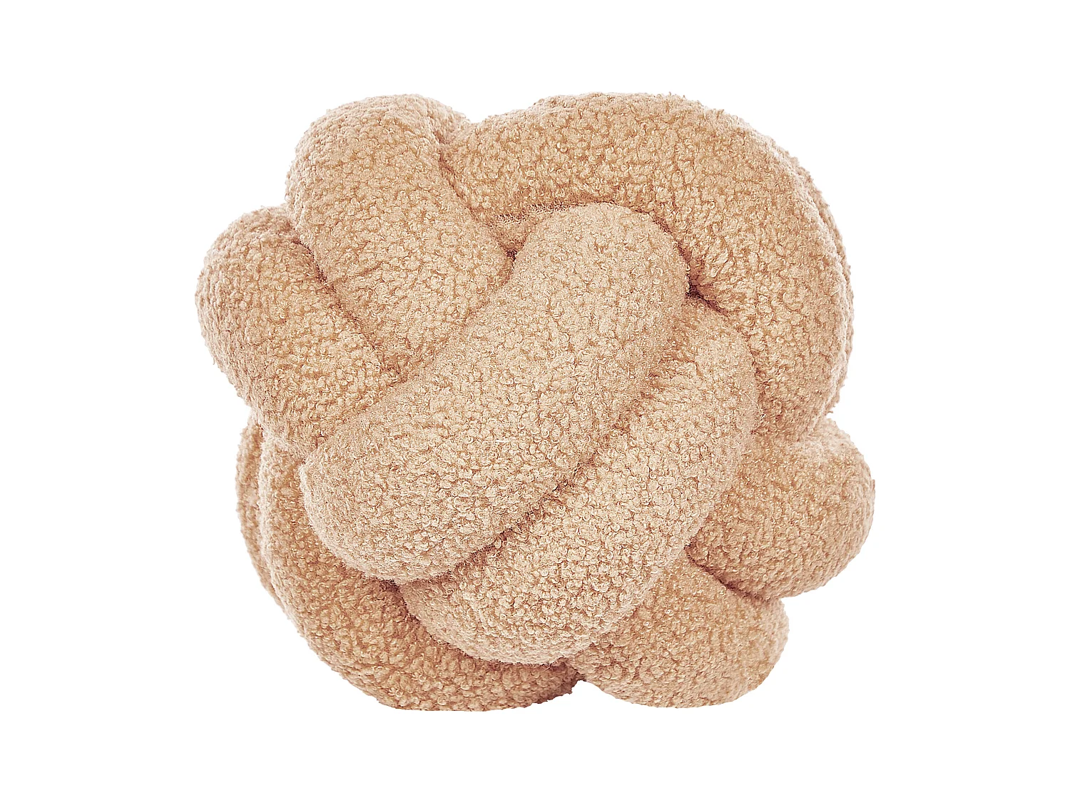 Conjunto de 2 almofadas decorativas MALNI Bouclé 19 x 19 cm Cor de areia Sólido