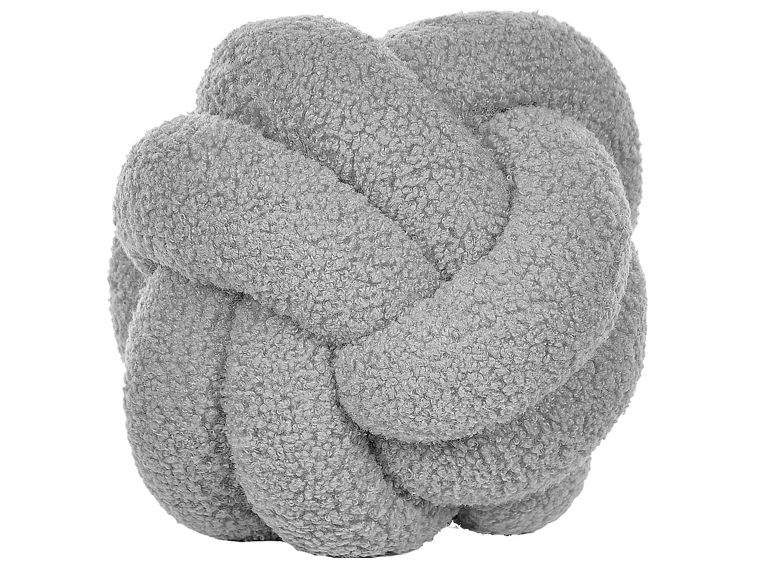 Throw Cushion MALNI Boucle 19 x 19 cm Grey Solid