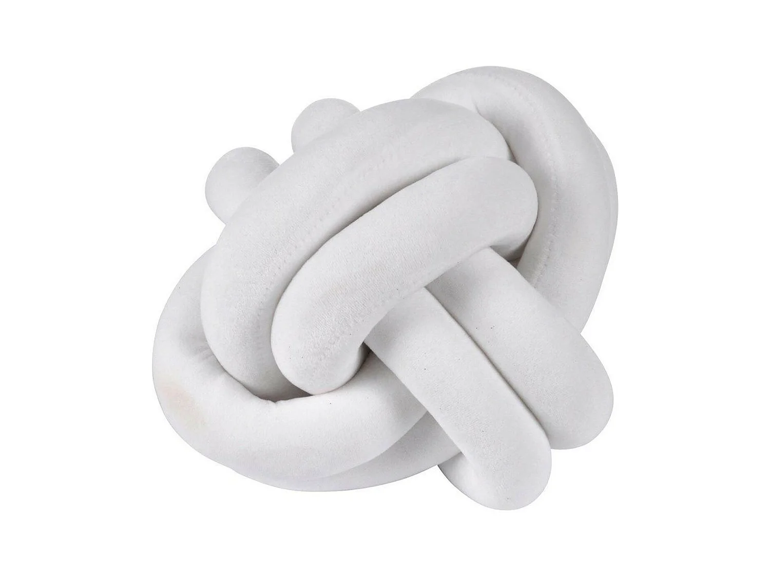 Coussin Nœud Déco "Wild Kids" 20cm Blanc