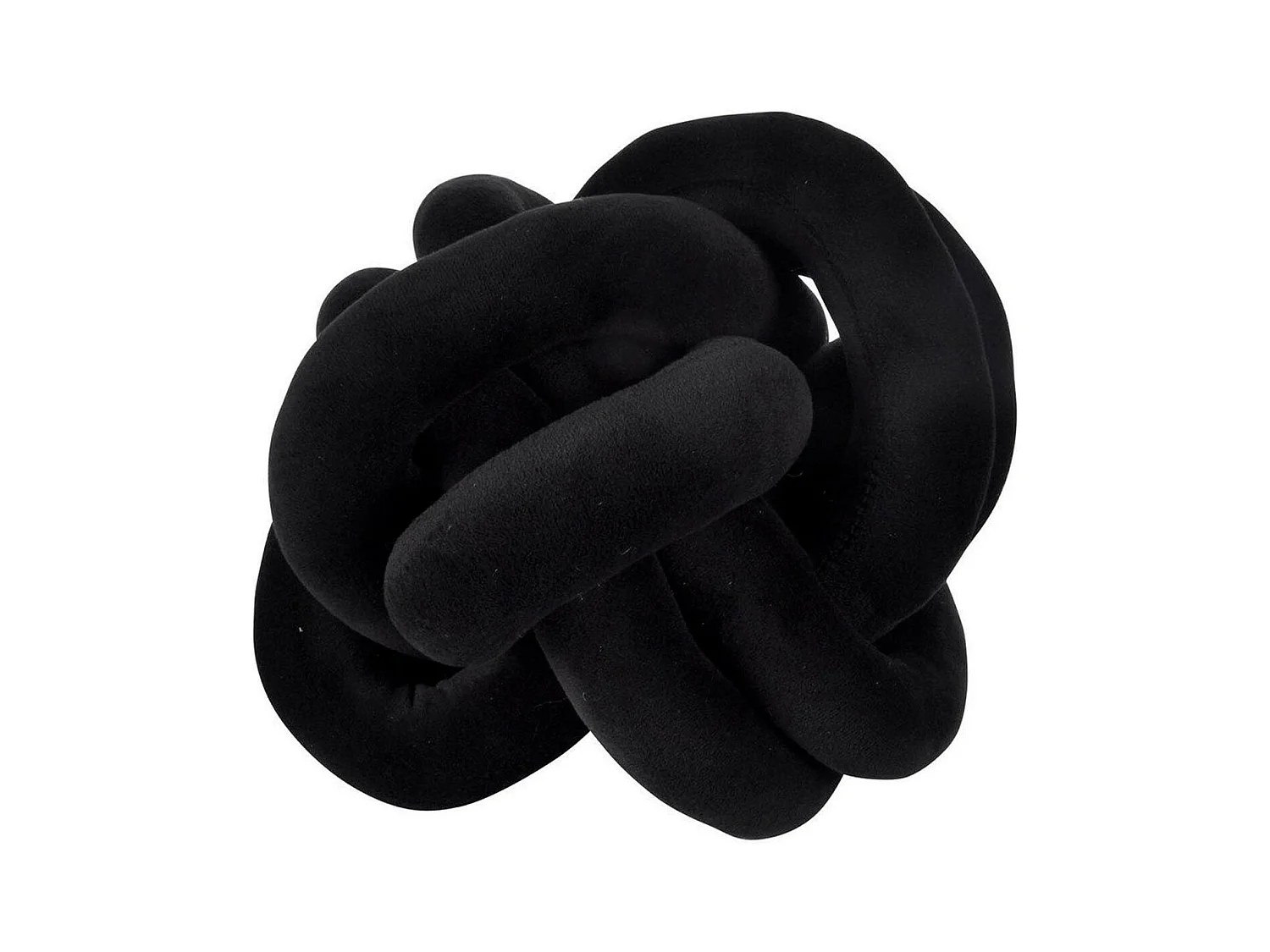 Coussin Nœud Déco "Wild Kids" 20cm Noir