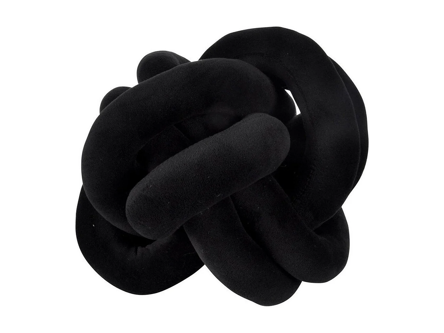 Coussin Nœud Déco "Wild Kids" 20cm Noir