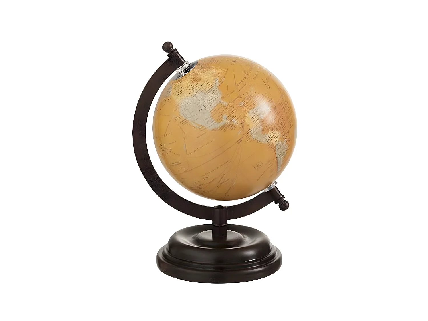 Globe Terrestre sur Pied Bois "Iconic" 22cm Naturel