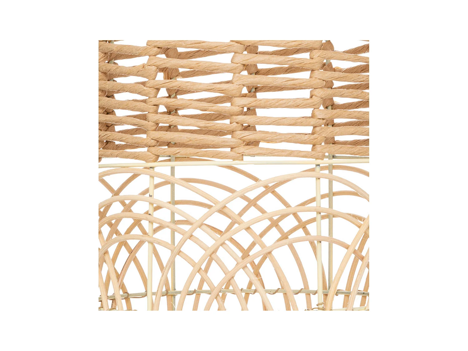 Grand Vase en Rotin tressé  H 55 cm