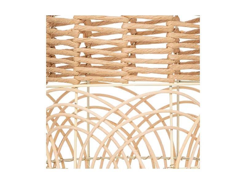 Grand Vase en Rotin tressé  H 55 cm