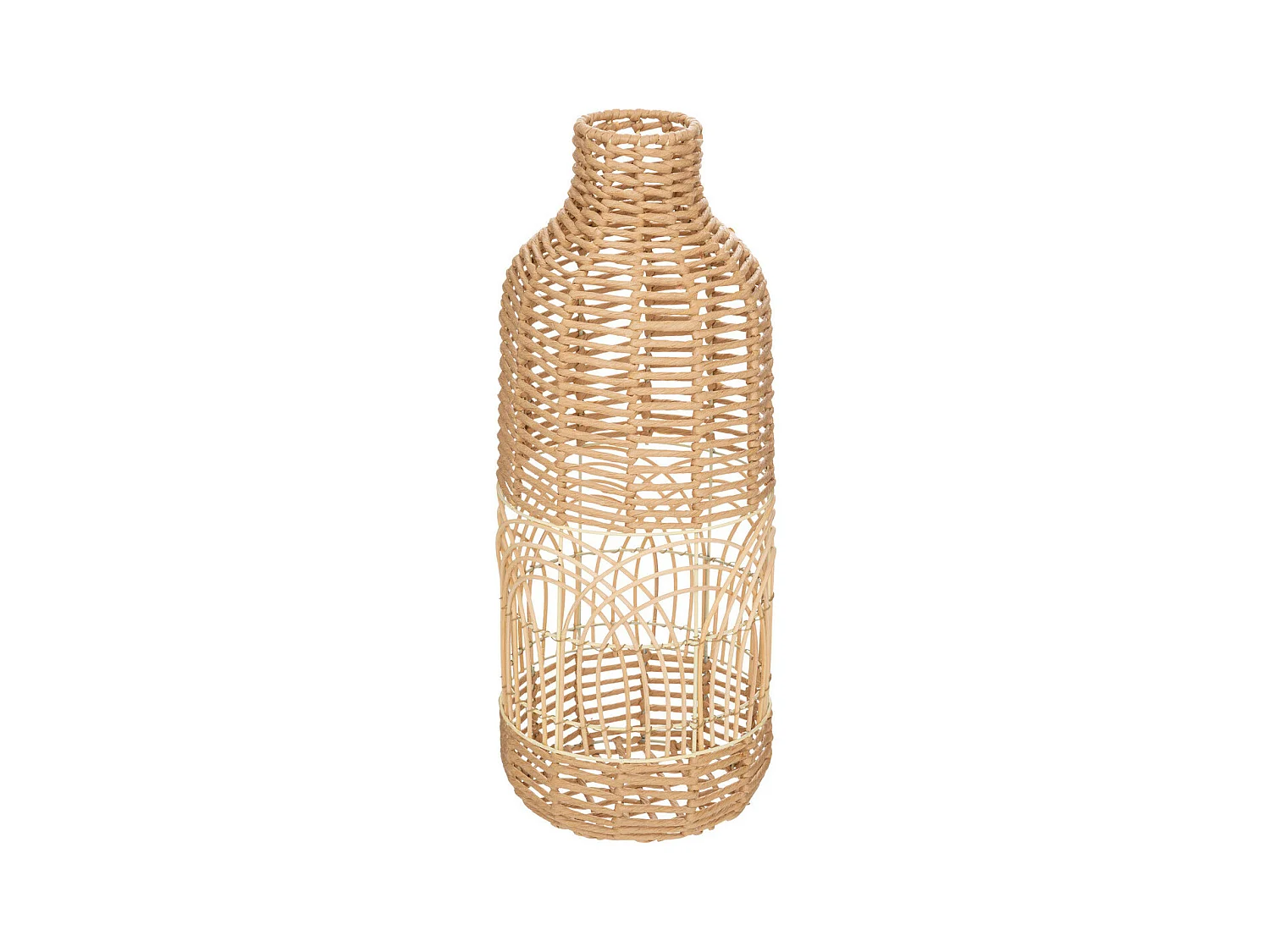 Grand Vase en Rotin tressé  H 55 cm