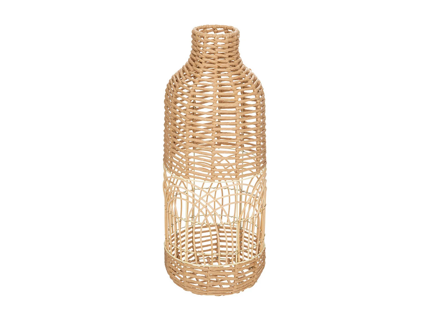 Grand Vase en Rotin tressé  H 55 cm