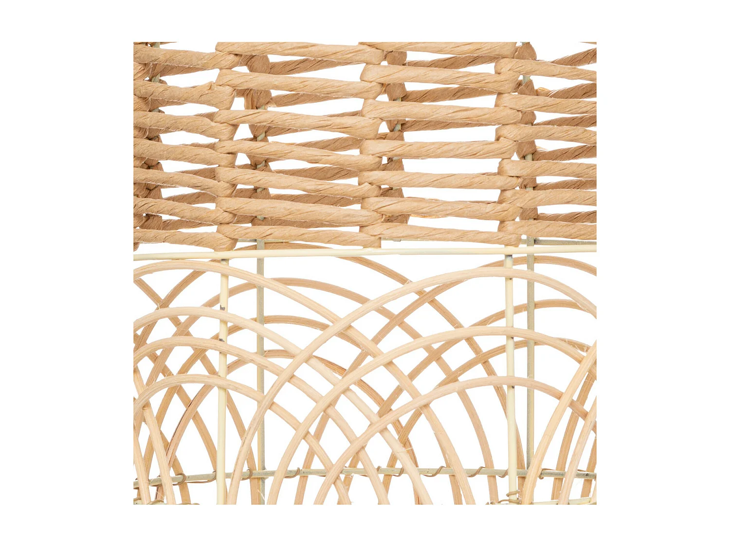 Grand Vase en Rotin tressé  H 55 cm