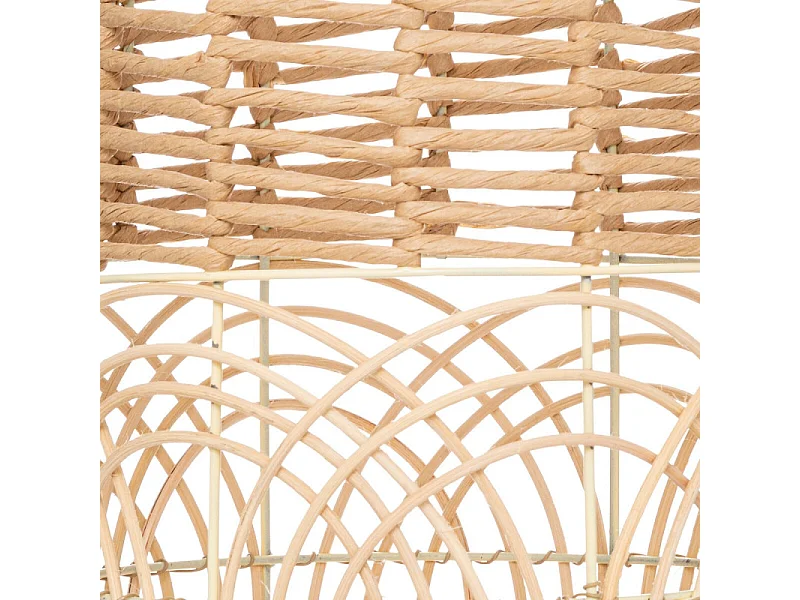 Grand Vase en Rotin tressé  H 55 cm