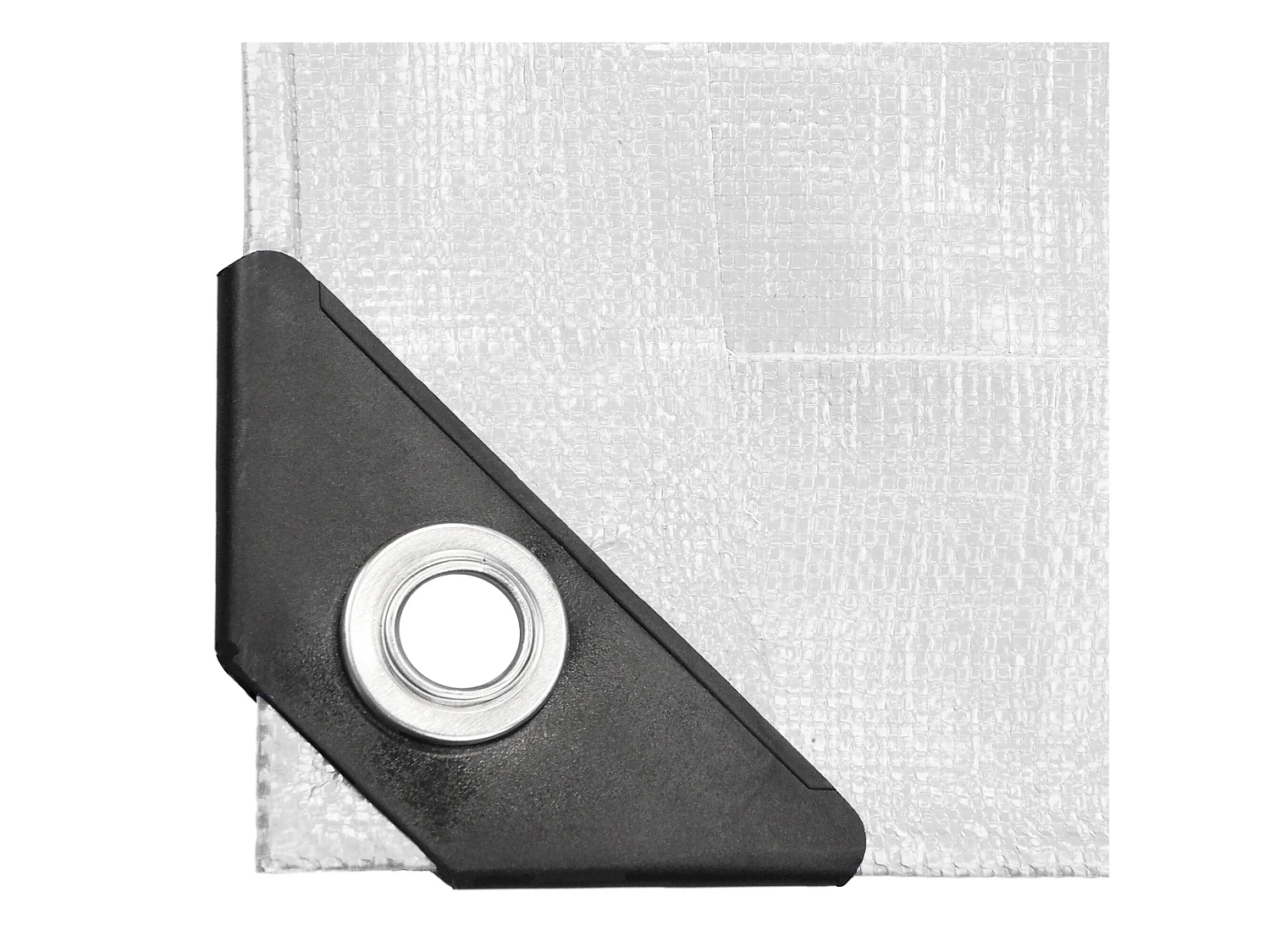 Funda impermeable de PE con ojales 3x4 m 180 g/m² blanco ECD Germany