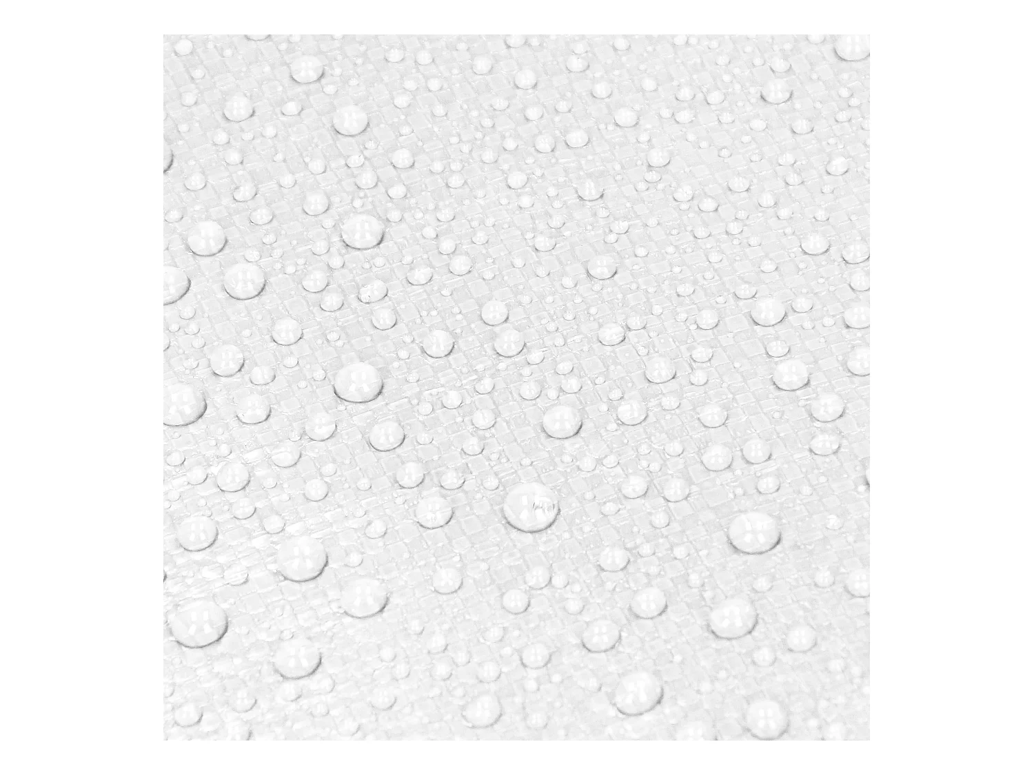 Funda impermeable de PE con ojales 3x4 m 180 g/m² blanco ECD Germany