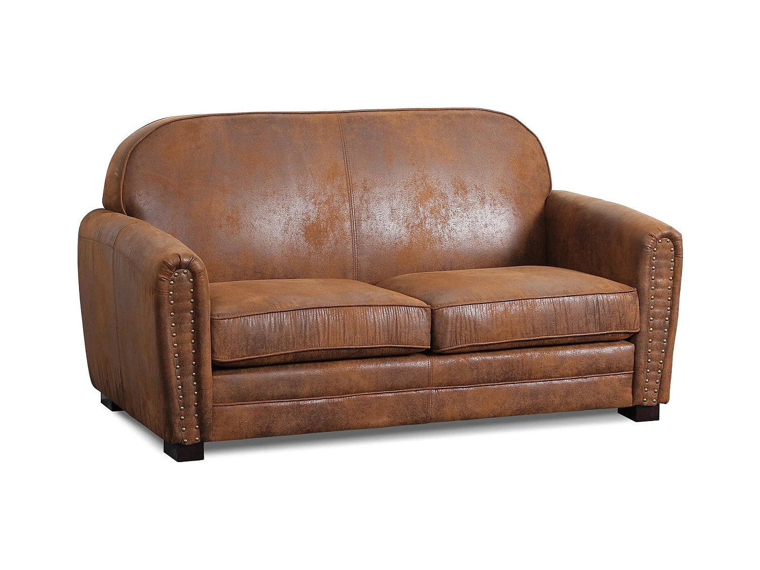 Canapé Club Vintage "Balista" 150cm Marron