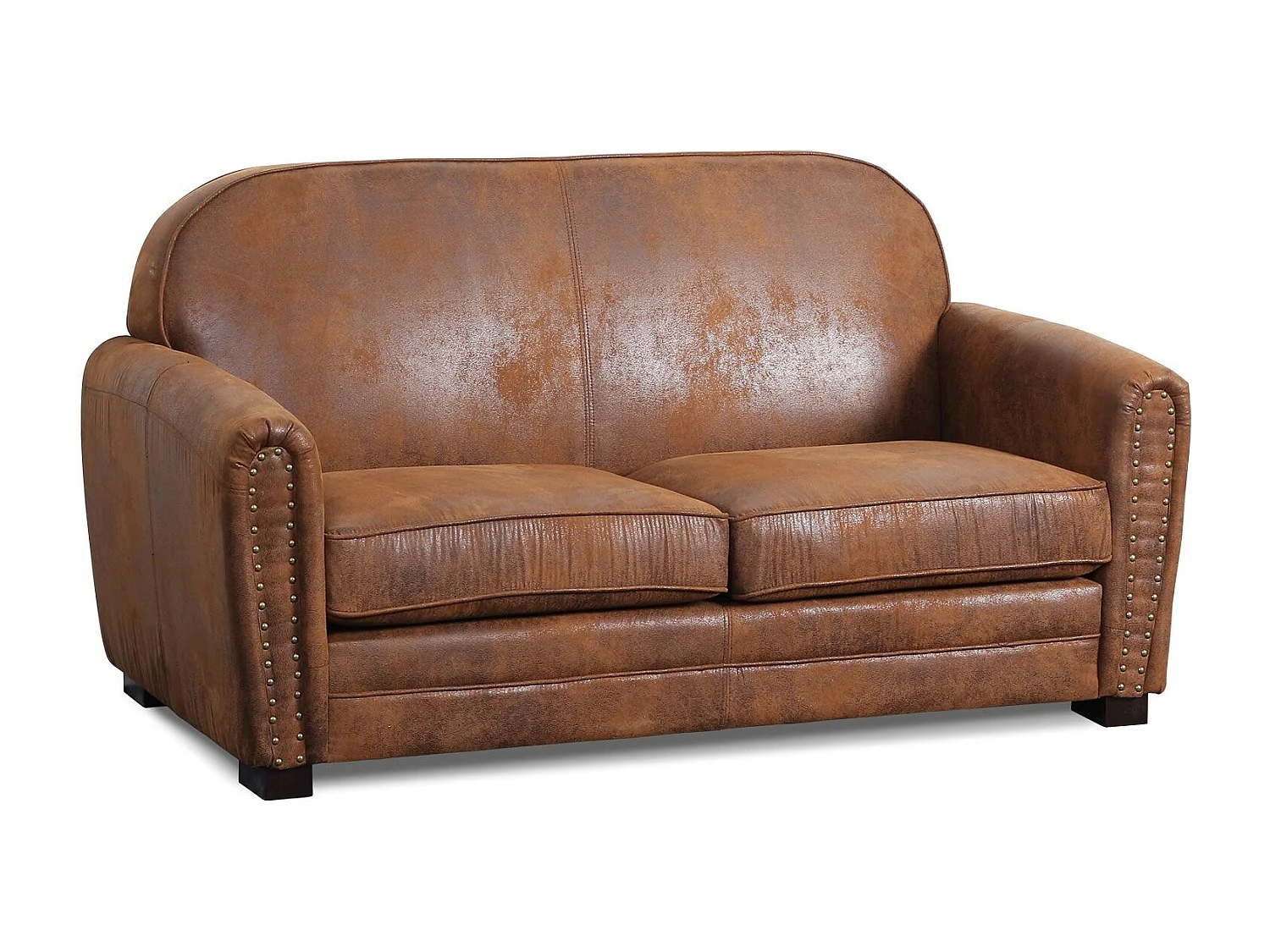 Canapé Club Vintage "Balista" 150cm Marron