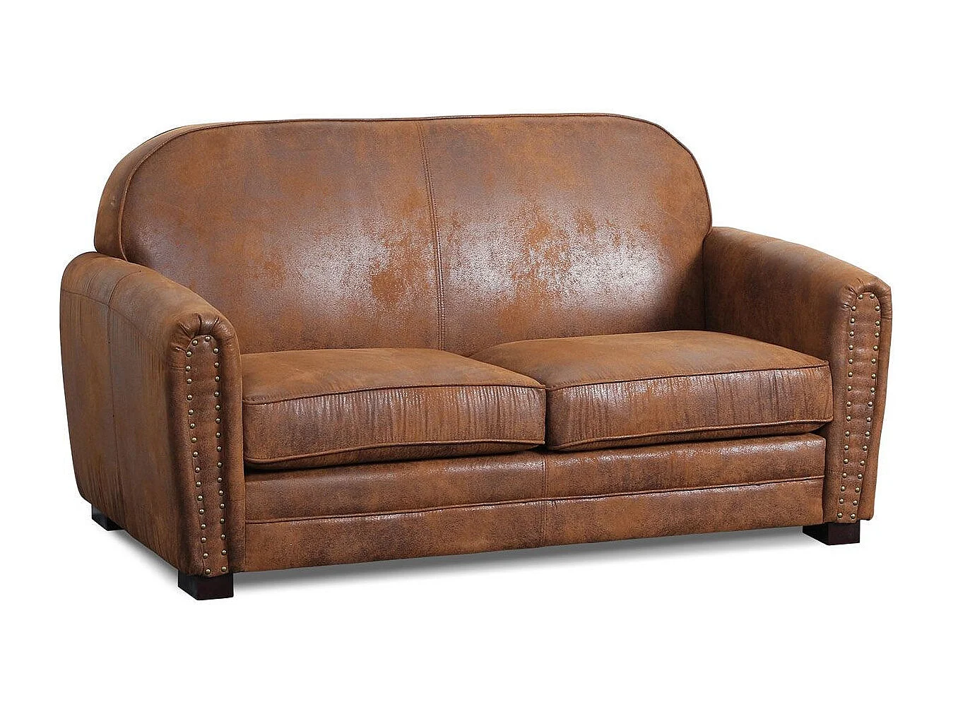 Canapé Club Vintage "Balista" 150cm Marron