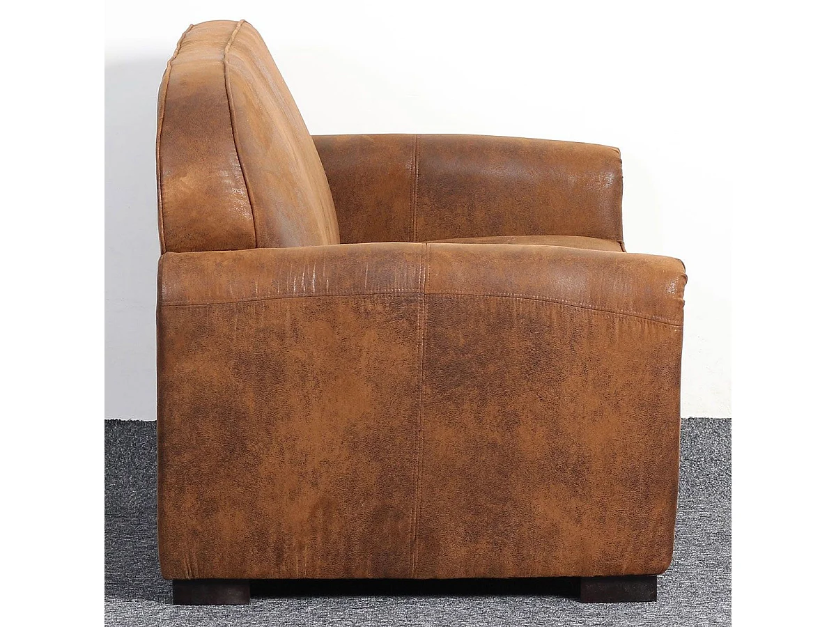 Canapé Club Vintage "Balista" 150cm Marron