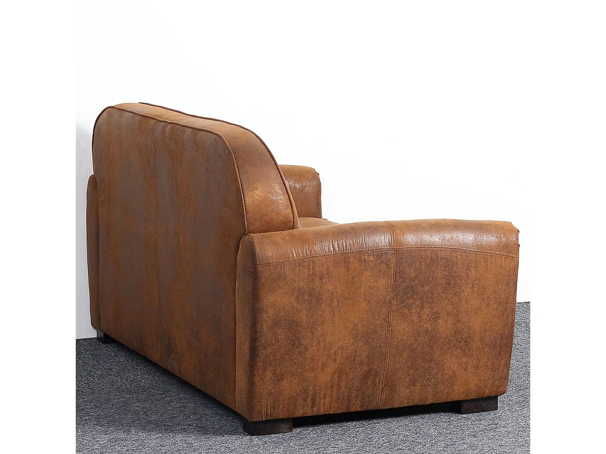 Canapé Club Vintage "Balista" 150cm Marron