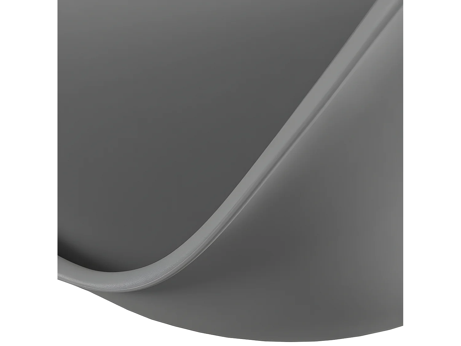 Lot 4 chaises grises pieds bois style scandinave - LIDY