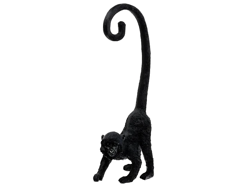 Statuette Déco "Singe" 41cm Noir
