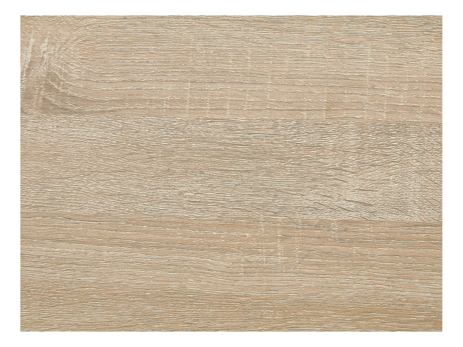 Mueble TV de 2 puertas y 2 compartimentos con luces LED en MDF - Blanco lacado y Natural - VADEMOSA