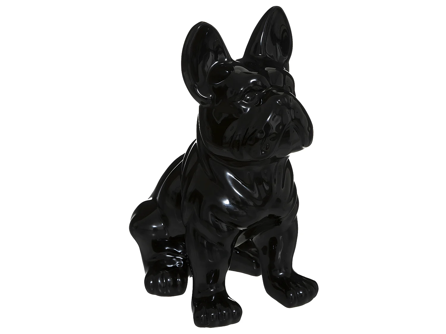 Statuette Déco "Bulldog" 22cm Noir