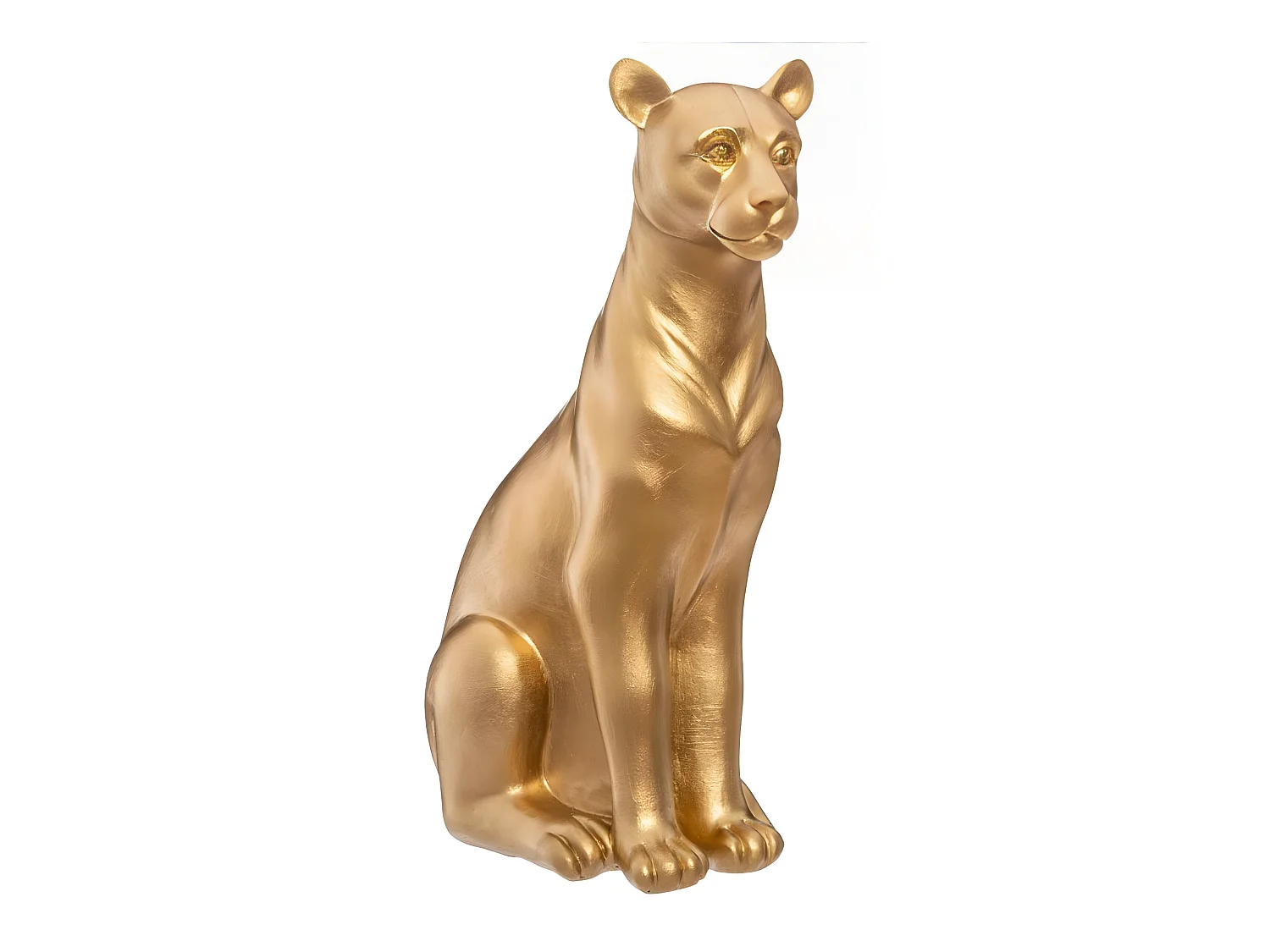Statuette Déco "Panthère" 23cm Or