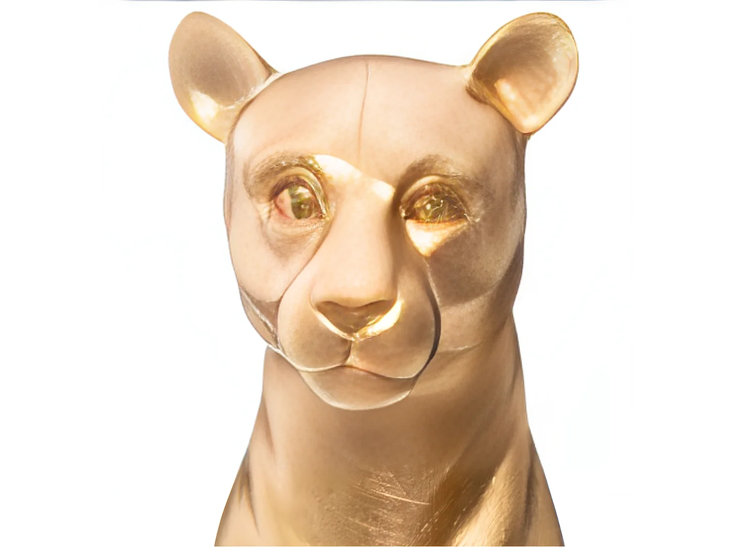 Statuette Déco "Panthère" 23cm Or