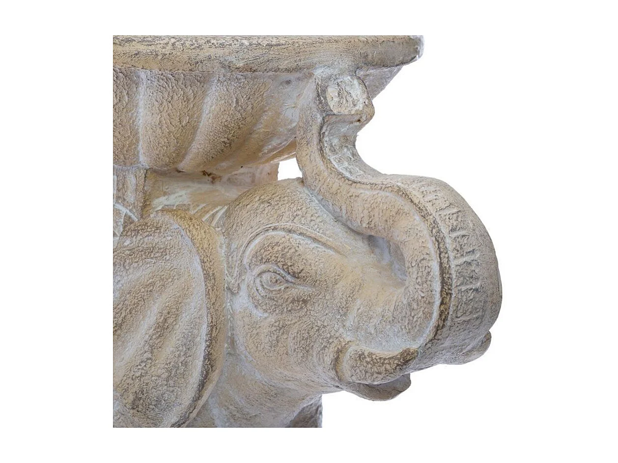 Statuette Déco "Éléphant" 38cm Blanc