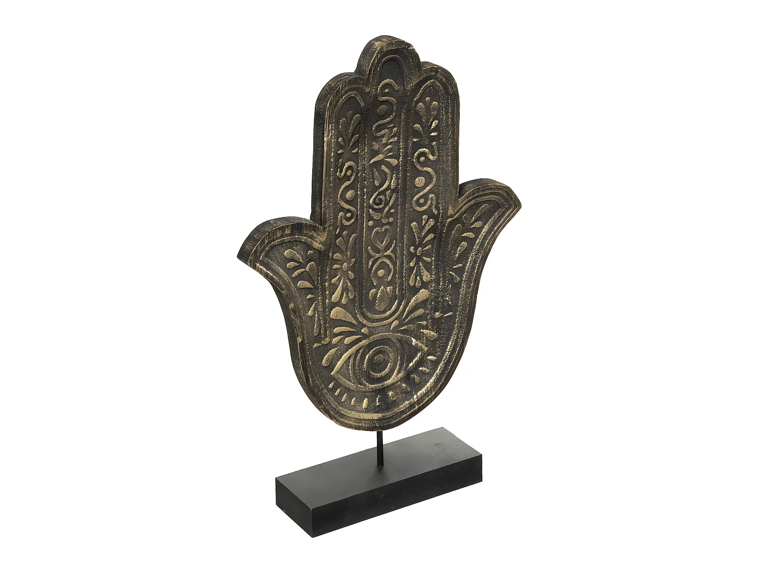 Main de Fatma Déco "Oasis" 37cm Or