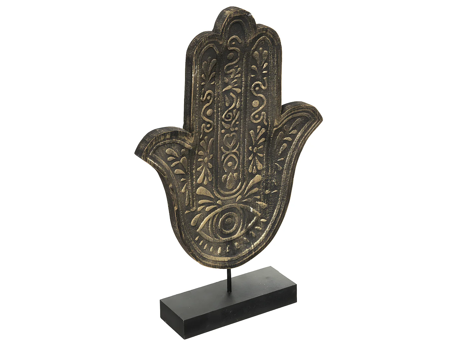 Main de Fatma Déco "Oasis" 37cm Or