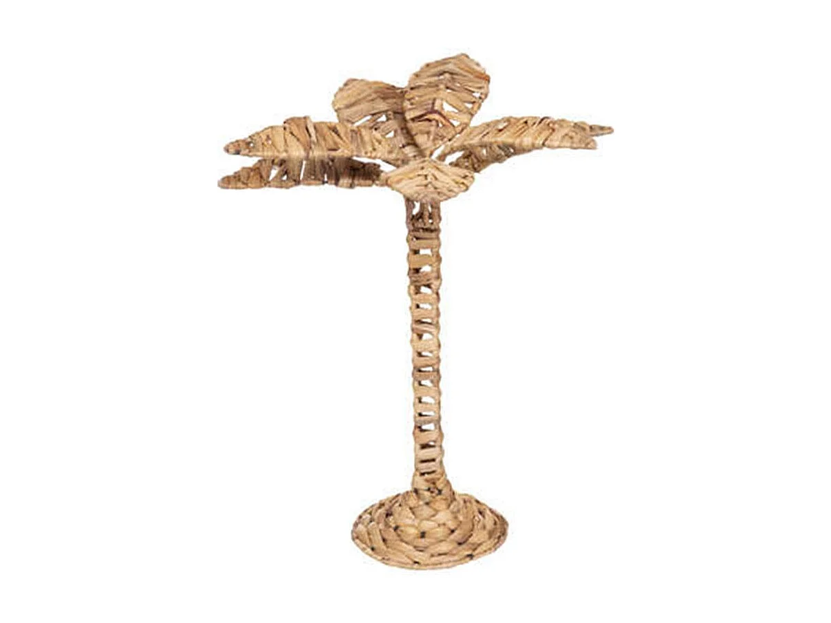 Palmier Déco en Jacinthe "Palm" 42cm Beige