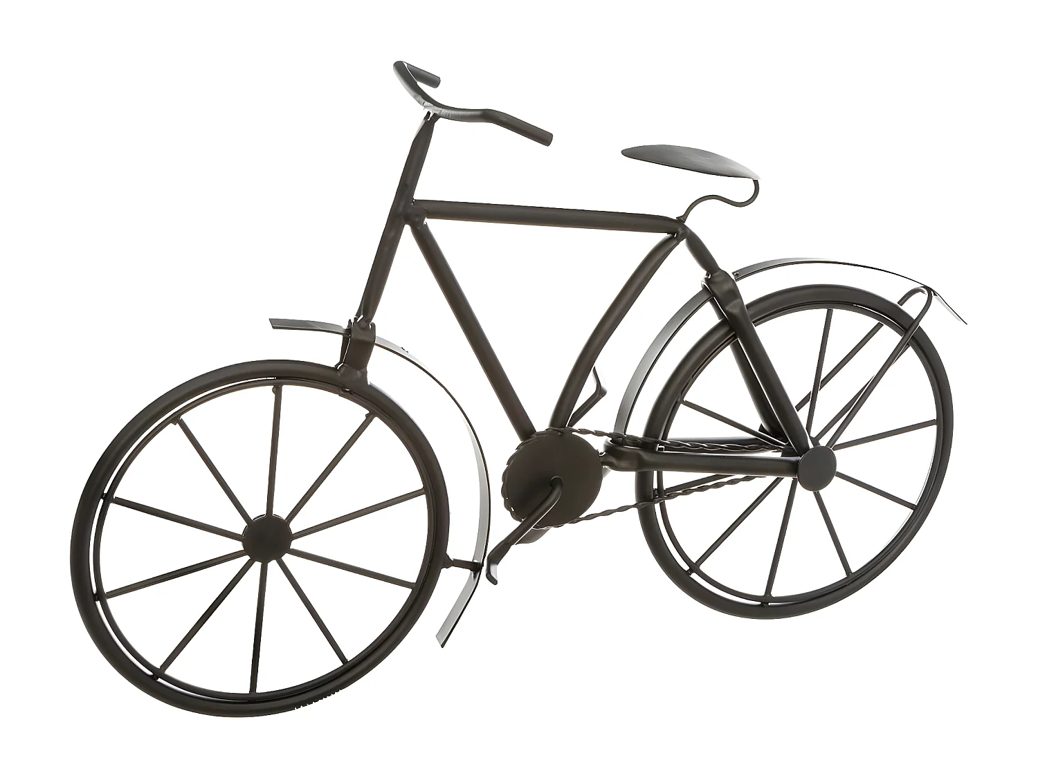 Vélo Déco en Métal "Bicyclette" 27cm Noir