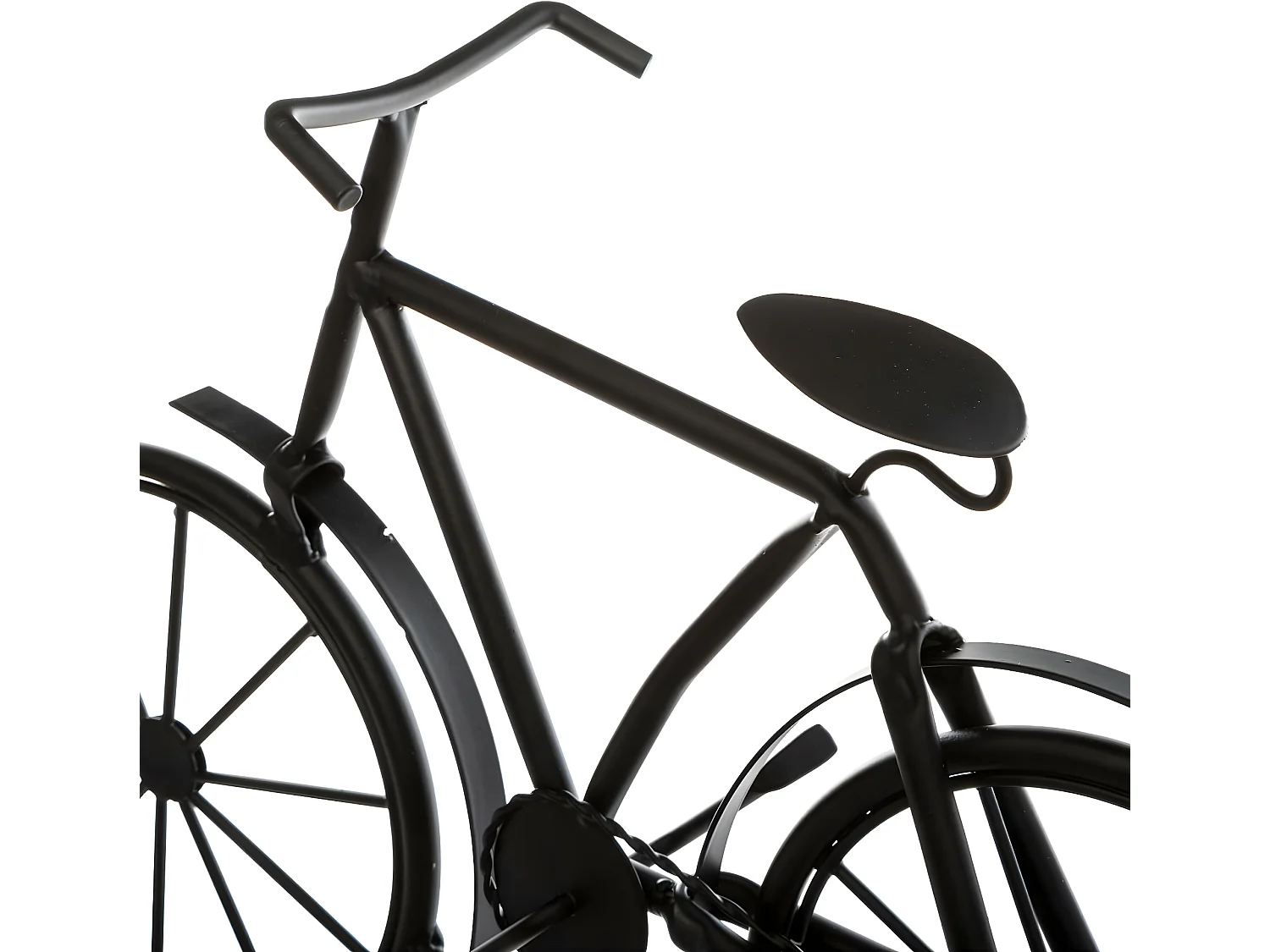 Vélo Déco en Métal "Bicyclette" 27cm Noir