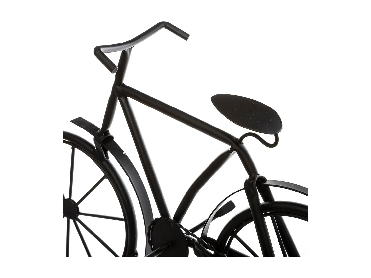 Vélo Déco en Métal "Bicyclette" 27cm Noir