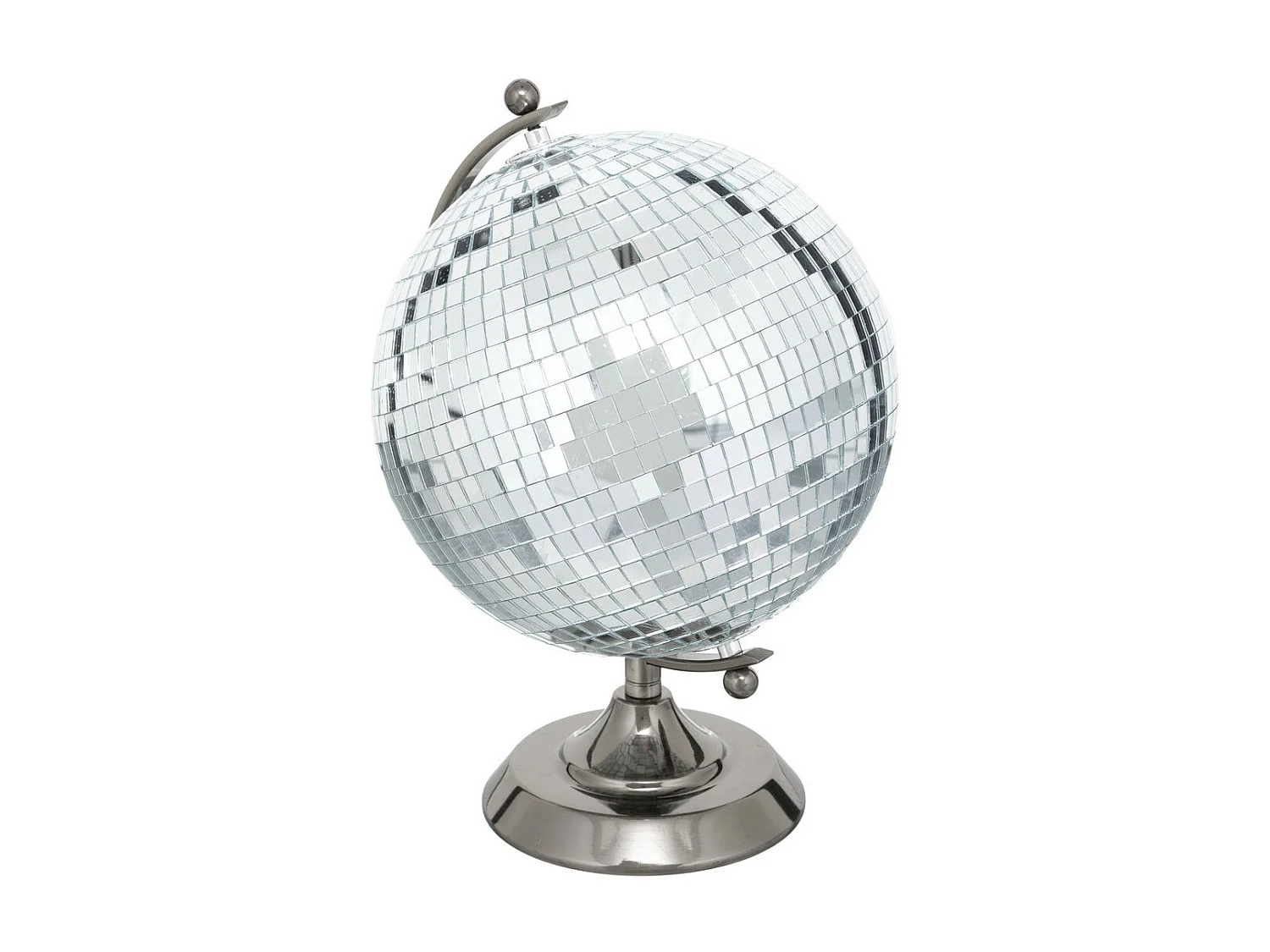 Globe à Poser Disco "Deep Soul" 20cm Argent