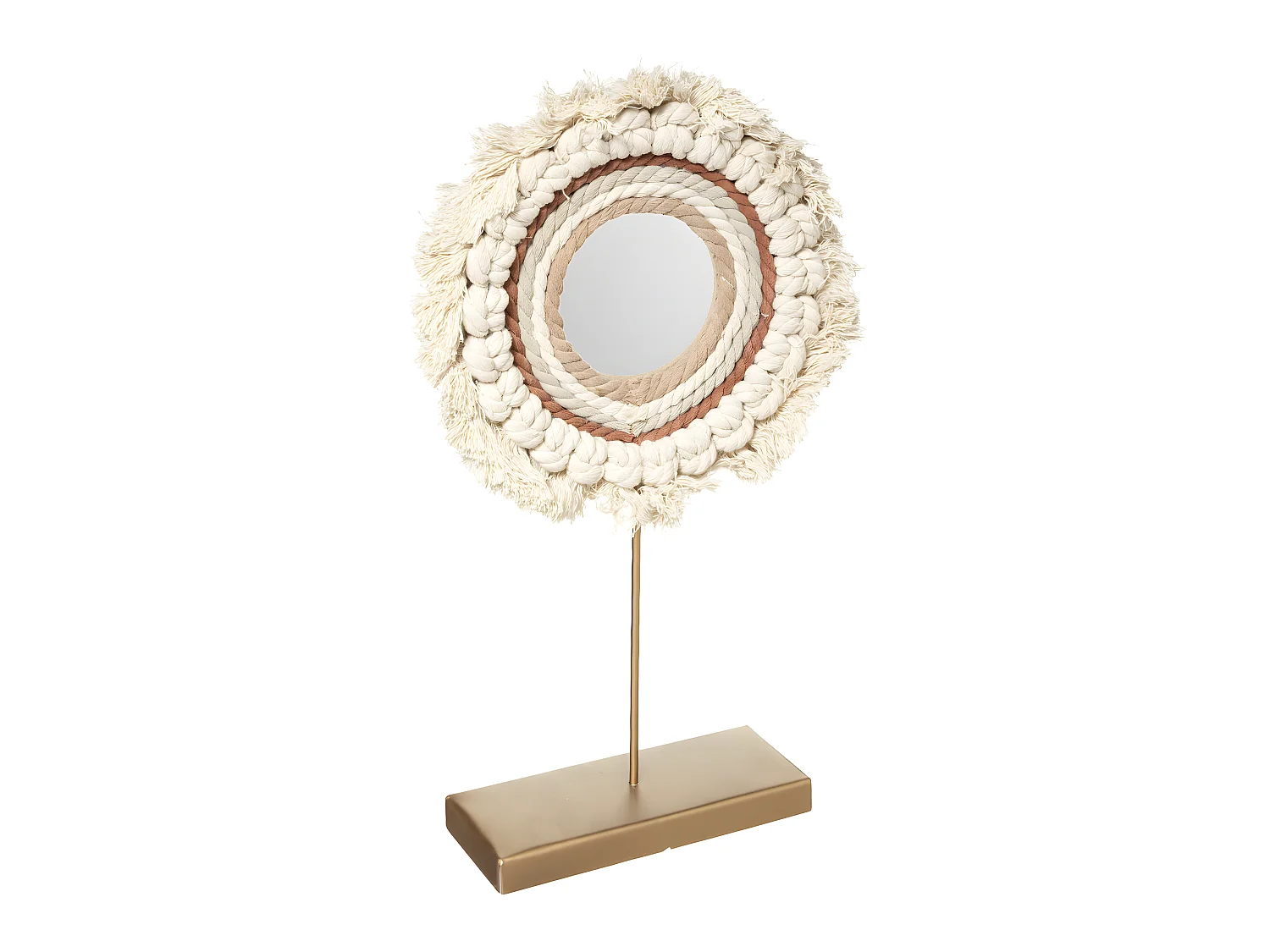 Cercle déco sur socle en Métal H 45 cm