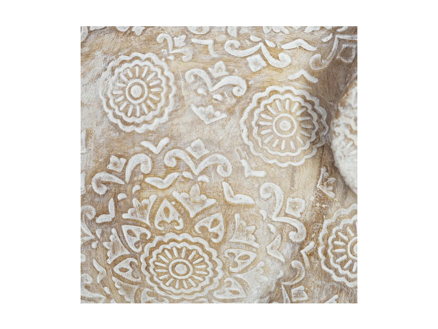 Statuette en Résine "Éléphant" 15cm Beige