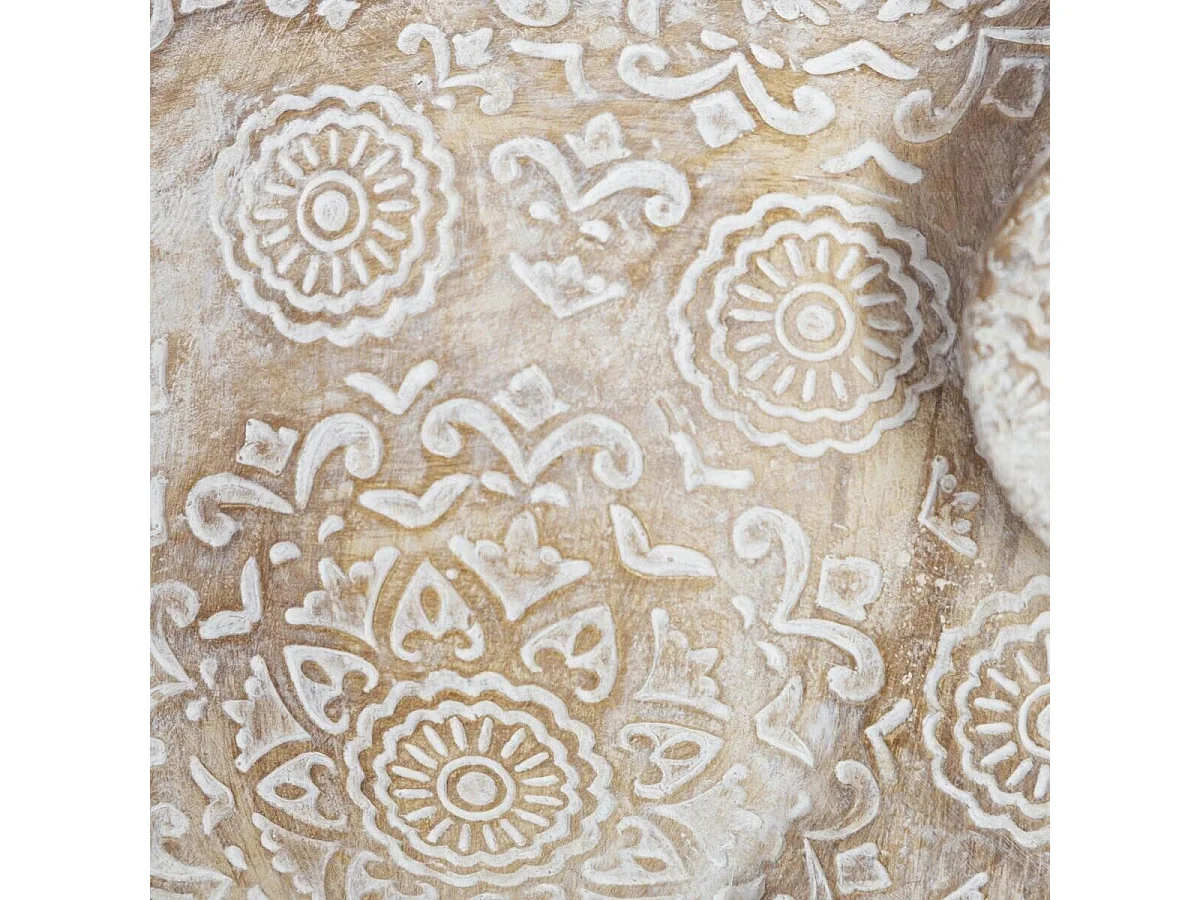 Statuette en Résine "Éléphant" 15cm Beige