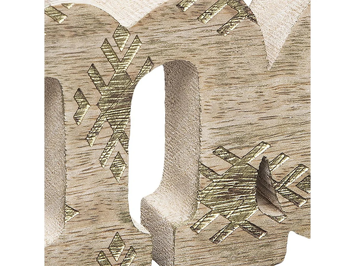 Mot à Poser Déco en Bois "Amour" 30cm Beige