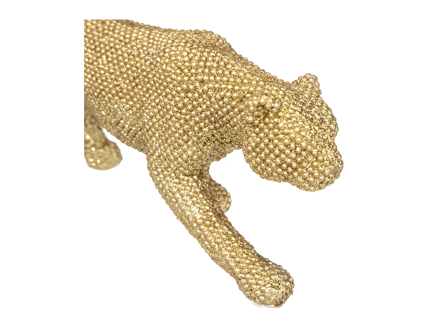 Panthère avec Paillettes Déco "Artif" 28cm Or