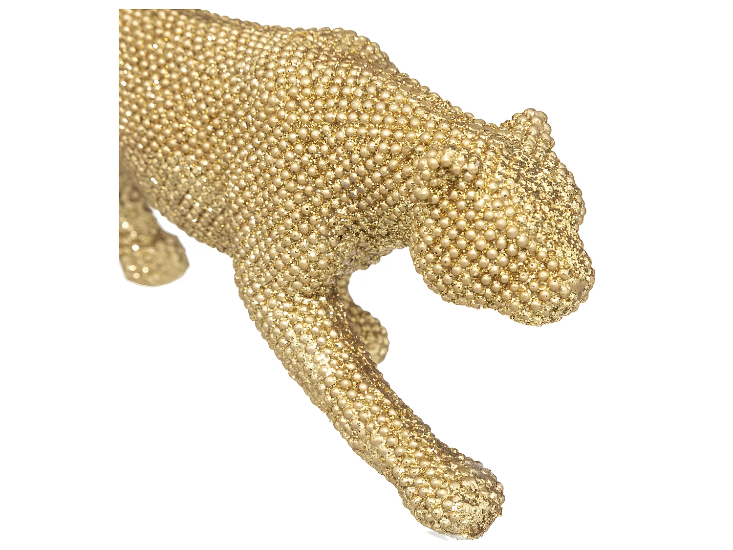 Panthère avec Paillettes Déco "Artif" 28cm Or