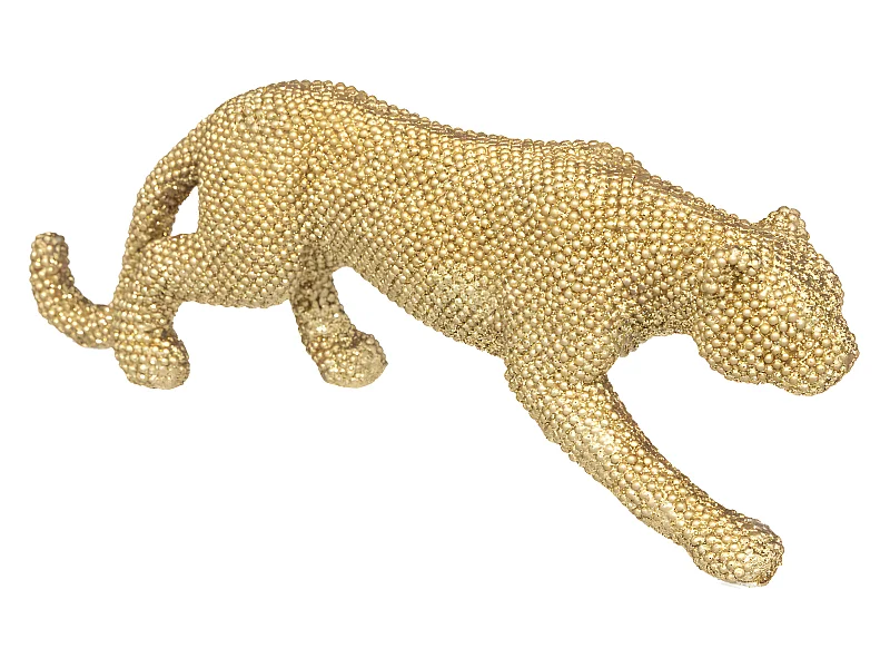 Panthère avec Paillettes Déco "Artif" 28cm Or