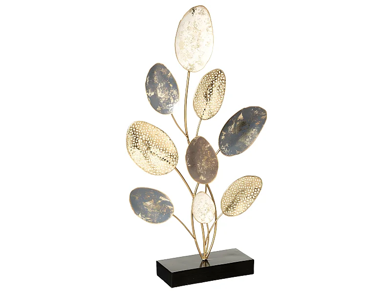 Décoration à Poser "Objet Feuille" 53cm Multicolore