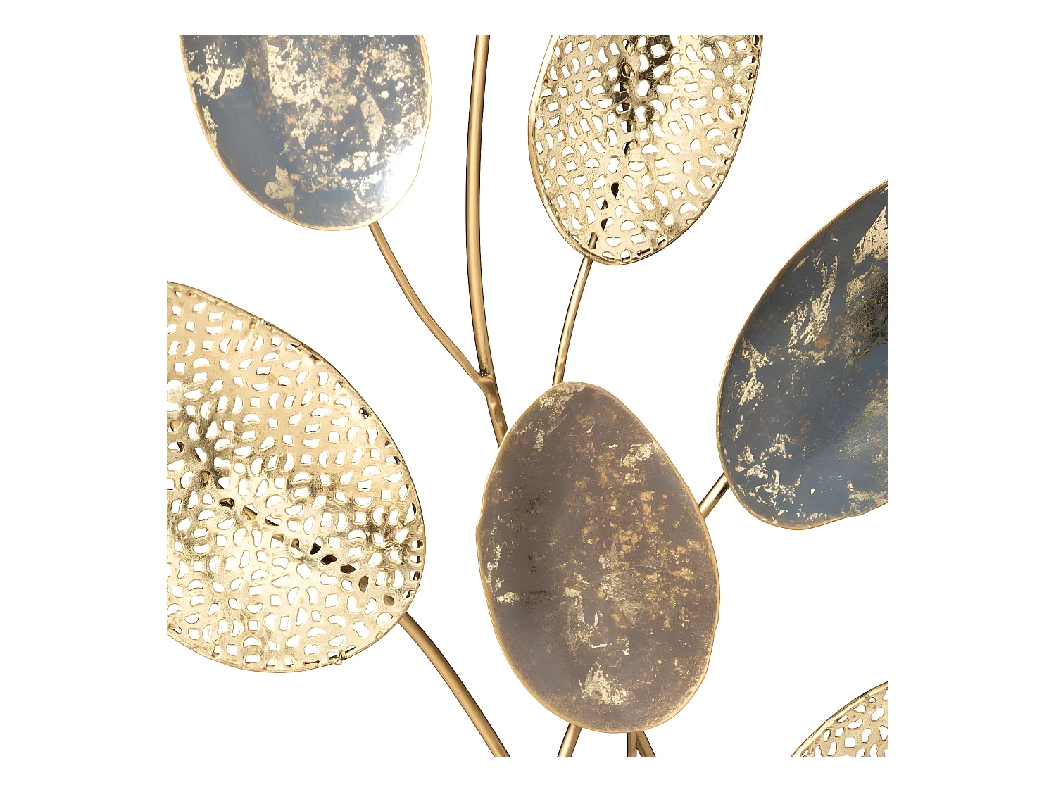 Décoration à Poser "Objet Feuille" 53cm Multicolore